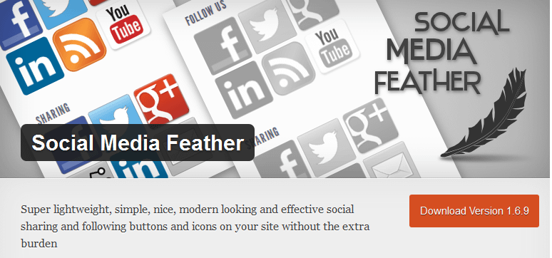 Social Media Feather WP Plugin