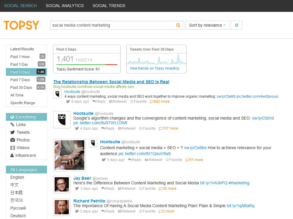 topsy-social-search